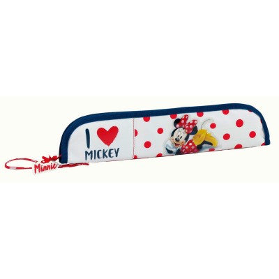 Porta flautas escolar Disney Minnie I Love Mickey