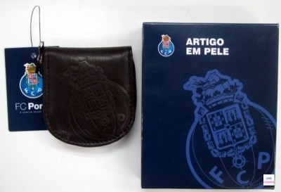 Porta Moeda Pele FCP Porto Pata Cavalo Preto