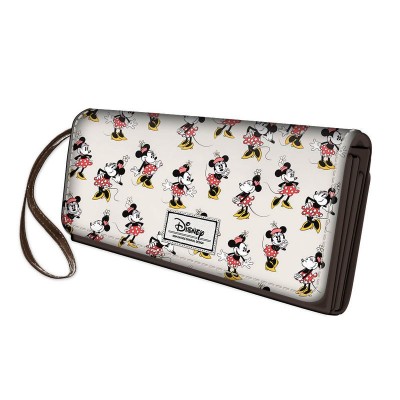 Porta-moedas grande Minnie Disney - Ivory