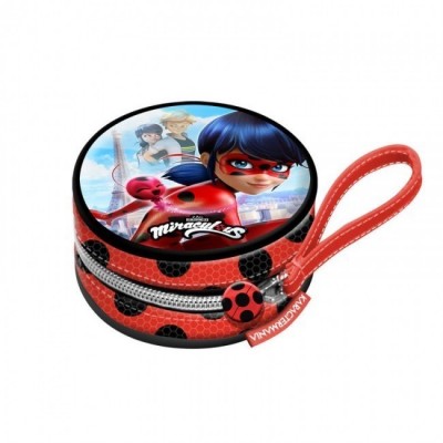 Porta Moedas Redondo Ladybug - Marinette