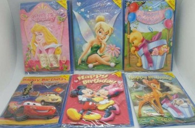 Postal de Aniversário Musical Disney