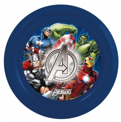 Prato plástico Marvel Avengers