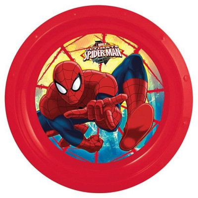Prato Plástico Spiderman Ultimate