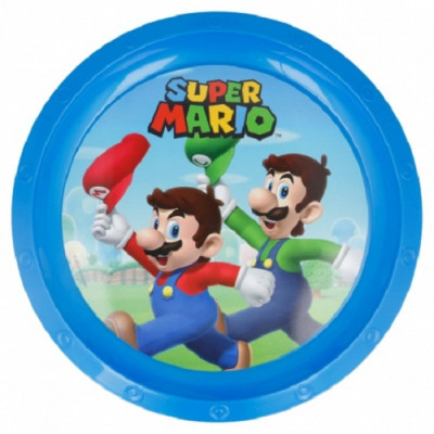 Prato Plástico Super Mario