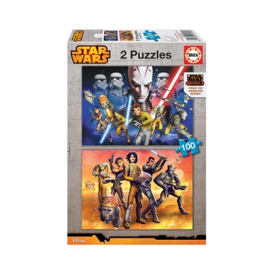 Puzzle 100 Star Wars 2 em 1