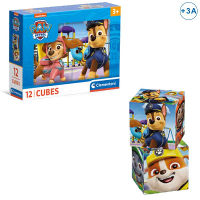 Puzzle 12 Cubos Patrulha Pata