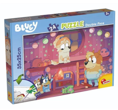 Puzzle 2 em 1 Bluey 24 peças