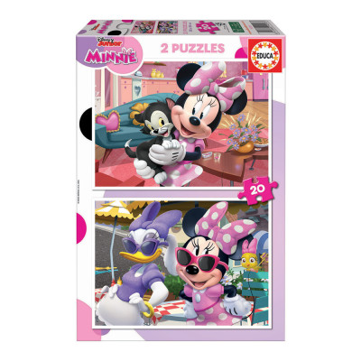 Puzzle 2x20 peças Minnie Disney