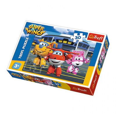 Puzzle 30 pcs Amigos no Hangar Super Wings