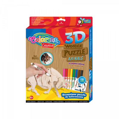 Puzzle 3D Madeira Touro Colorino