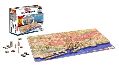Puzzle 4D - Barcelona Cityscape Cityscape