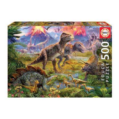 Puzzle 500 peças Dinossauros
