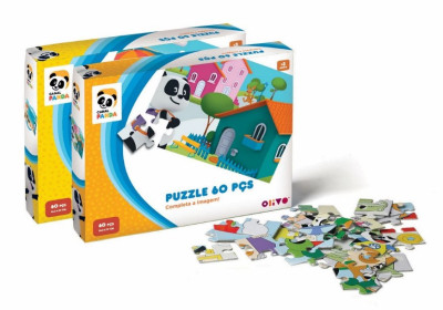 Puzzle 60 peças Panda Sortido