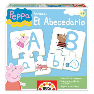 Puzzle Abcedario Peppa Porquinha