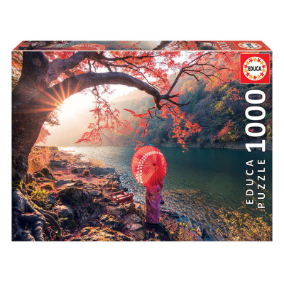 Puzzle Amanhecer no Rio Katsura 1000 peças