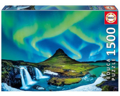 Puzzle Aurora Boreal Islândia 1500 peças