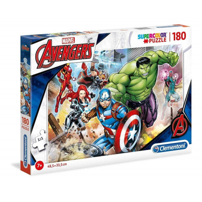 Puzzle Avengers 180 peças Supercolor