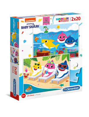 Puzzle Baby Shark 2x20 peças