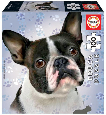 Puzzle Cão French Bulldog 100 peças