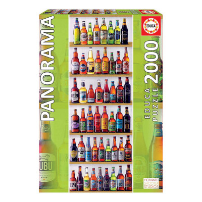 Puzzle Cervejas do Mundo Panorama 2000 peças