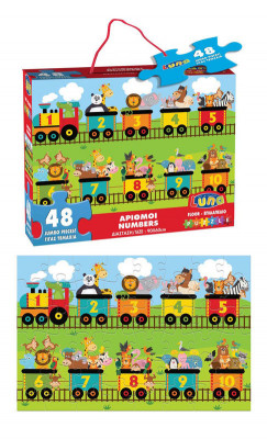 Puzzle Chão Números 48 Peças
