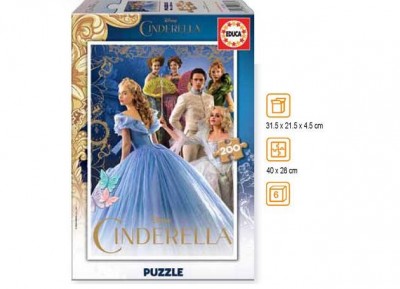 Puzzle Cinderela Disney 200 pc