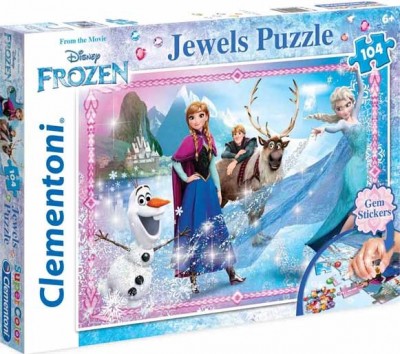 Puzzle com Jóias Frozen