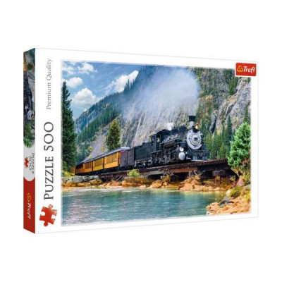 Puzzle Comboio na Montanha 500 Peças