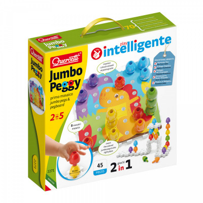 Puzzle Construção Jumbo Peggy 45 peças Quercetti