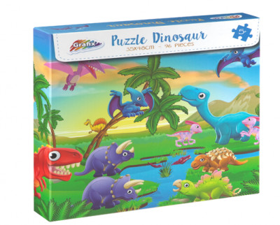 Puzzle Dinossauros 96 peças