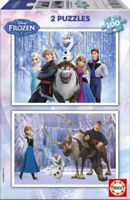Puzzle Duplo Frozen Olaf 2 x100