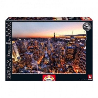 Puzzle Entardecer em Manhattan 3000 pcs