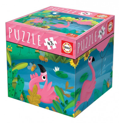 Puzzle Flamingos 48 peças