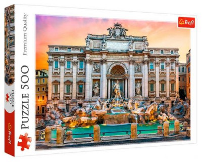 Puzzle Fonte de Trevi Roma 500 Peças