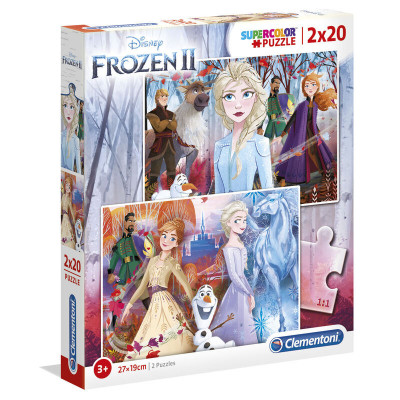 Puzzle Frozen 2 Disney 2x20 peças