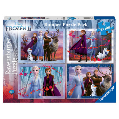 Puzzle Frozen 2 Disney 4x100 peças