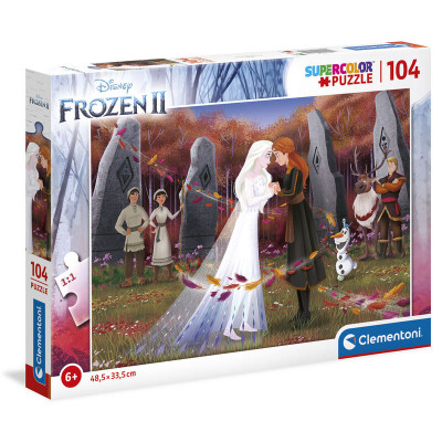 Puzzle Frozen 2 Irmãs Disney 104 peças