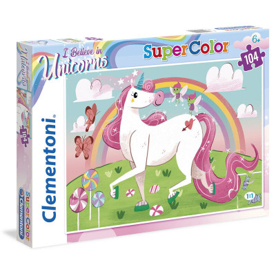 Puzzle I Believe in Unicorns 104 peças