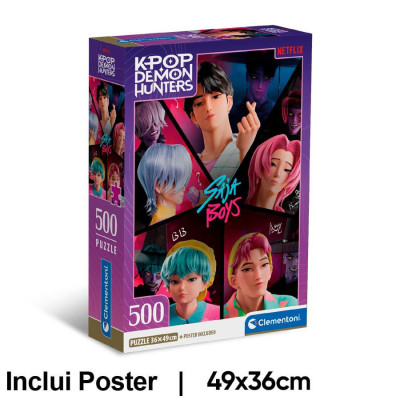 Puzzle K-pop Saja Boys 500 Peças - Clementoni
