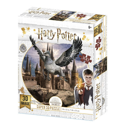 Puzzle Lenticular 300 peças Buckbeak Harry Potter