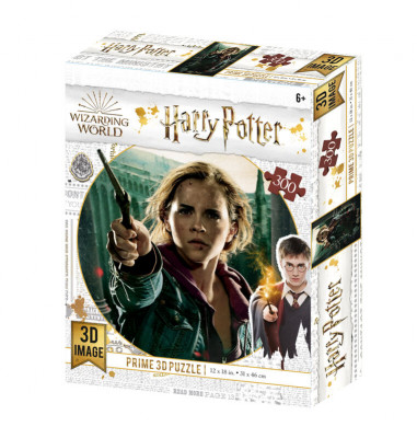 Puzzle Lenticular 300 peças Hermione Granger Harry Potter