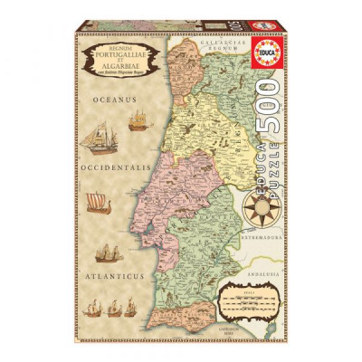 Puzzle Mapa Histórico de Portugal 500 peças