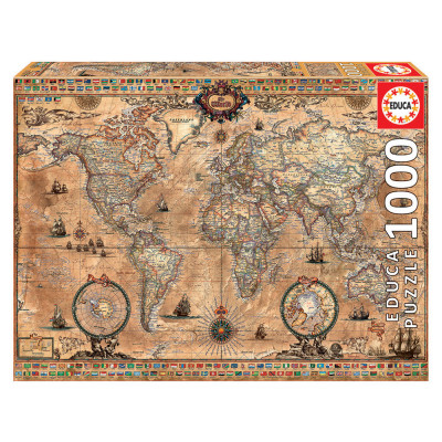Puzzle Mapa Mundi 1000 peças