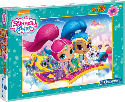 Puzzle Maxi Shimmer and Shine 30 peças