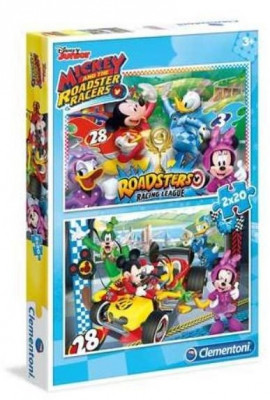 Puzzle Mickey Super Pilotos 2x20 peças