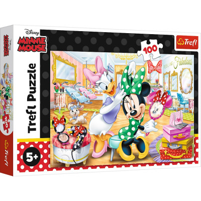 Puzzle Minnie e Margarida 100peças