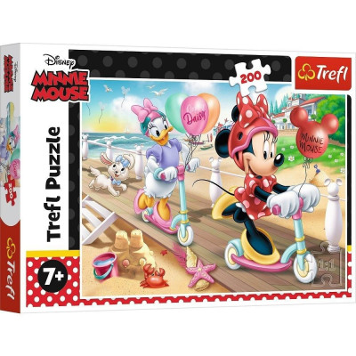 Puzzle Minnie e Margarida 200 peças