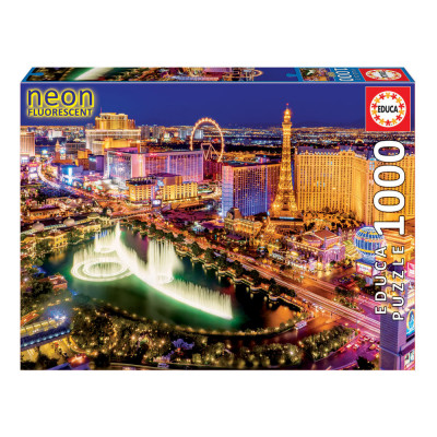 Puzzle Neon Las Vegas 1000 peças