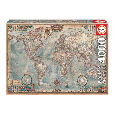 Puzzle O Mapa Politico Mundial 4000 pcs