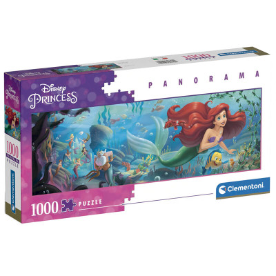 Puzzle Panorama Pequena Sereia Disney 1000 peças